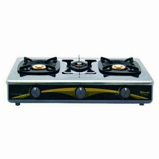 Kompor Gas 3 Tungku Rinnai Rinai RI 603 E RI603 E RI 603E