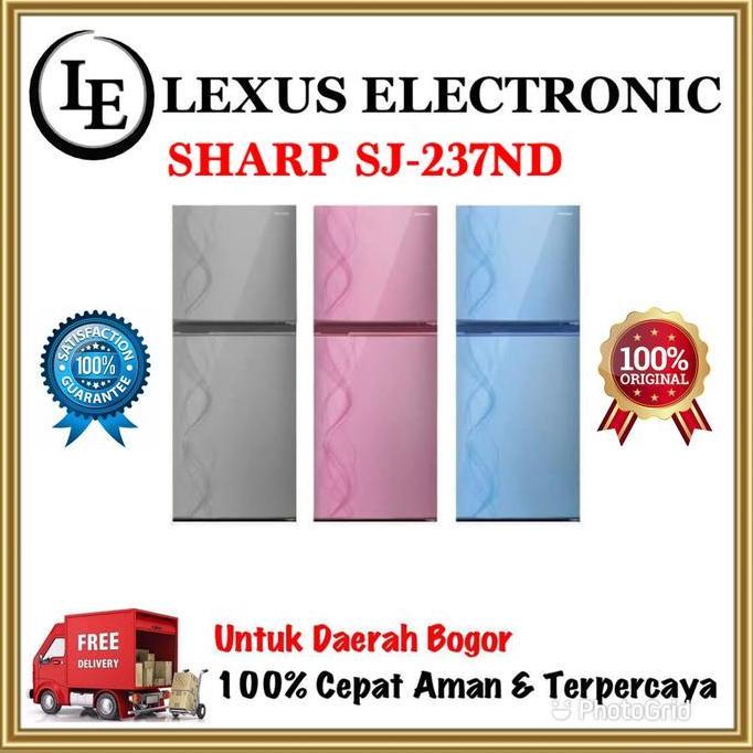 TERMURAH - SHARP KULKAS 2 PINTU | SJ-237ND | 237ND | SJ 237ND