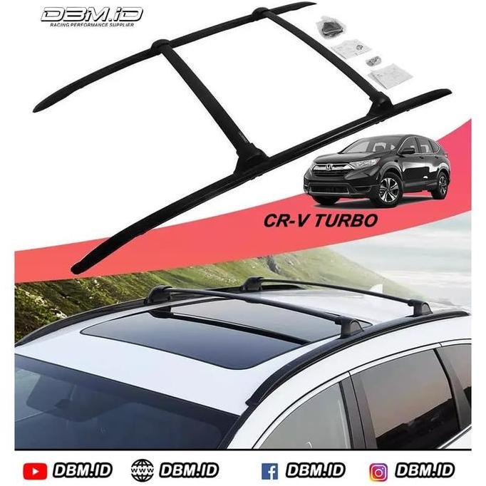 TERMURAH - CRV CR-V Turbo Roof Flush Rail Cross Bar for Thule Roof Box