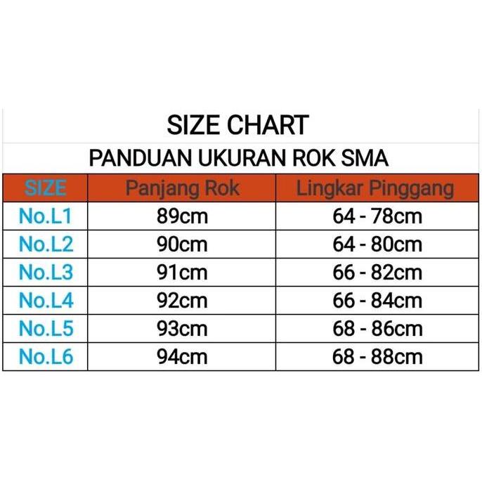 Rok SMA rok panjang SMA rok rempel SMA abu