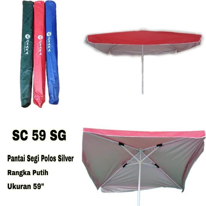 PAYUNG PANTAI SEGI POLOS ANTI UV/ PAYUNG CAFE/PAYUNG TENDA