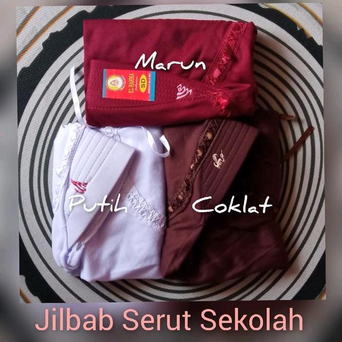 Jilbab Serut Kaos Anak TK