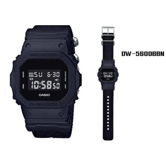 Gshock Darknight Nylon DW 5600BBN