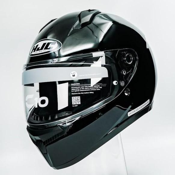HJC C10 BLACK GLOSSY FULL FACE