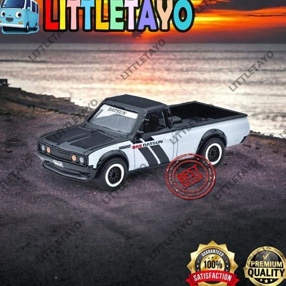 HOTWHEELS PREMIUM BRE DATSUN 620 HITAM NEW LOOSE DIORAMA BOX PICKUP TRUCK