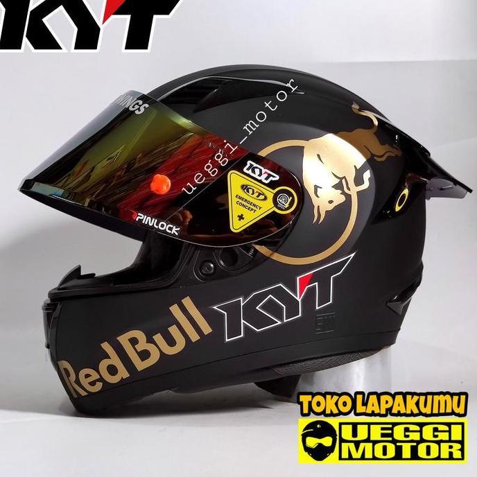 Helm full face Kyt R10 Paket Ganteng
