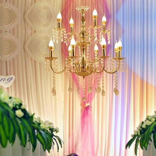 Lampu Gantung Kristal ruang tamu Lampu Gantung Kristal Gaya