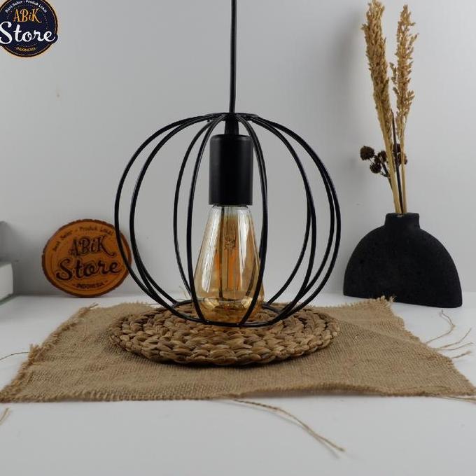 KAP LAMPU GANTUNG VINTAGE DIAMOND LAMPU CAFE GANTUNG