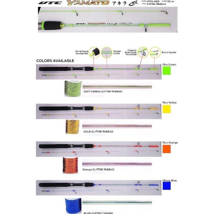 JORAN SPINNING FIBER UTECATE YAMATO 150cm, 165cm, 180cm