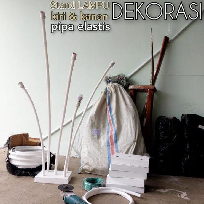 Tatakan lampu stand . Tatakan Stand Dekorasi rustic.