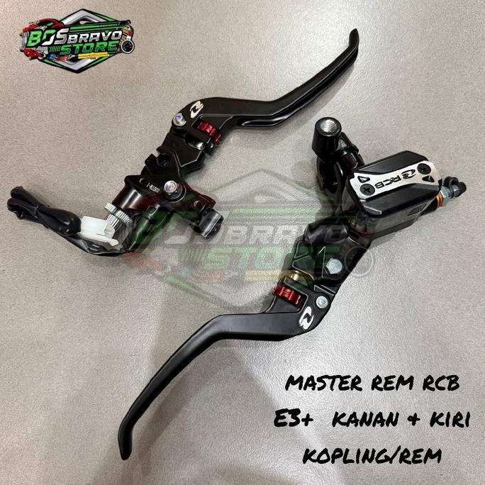 Master Rem RCB E3+ 14mm kotak Kanan Kiri Universal Matic dan Sport Vario Beat Mio KLX CRF Vixion MX 