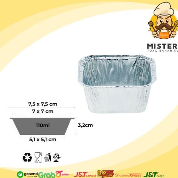 Alumunium Tray BX-340 | 25 Pcs | Alu Tray Kotak BX-340