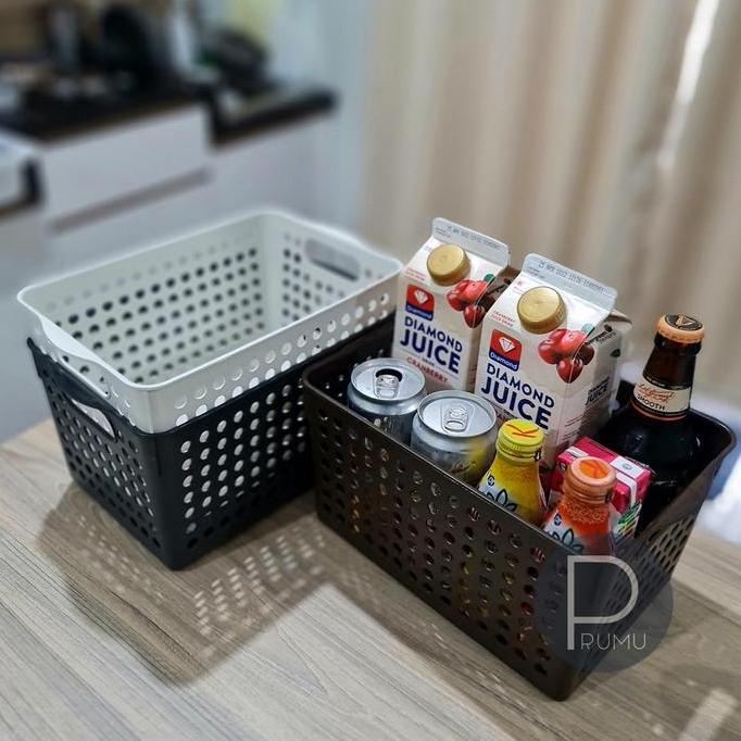 Keranjang Plastik Serbaguna - Tempat Penyimpanan - Keranjang Penyimpan