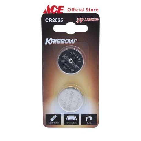 ACE - Krisbow Baterai Cr2025 2 Pcs