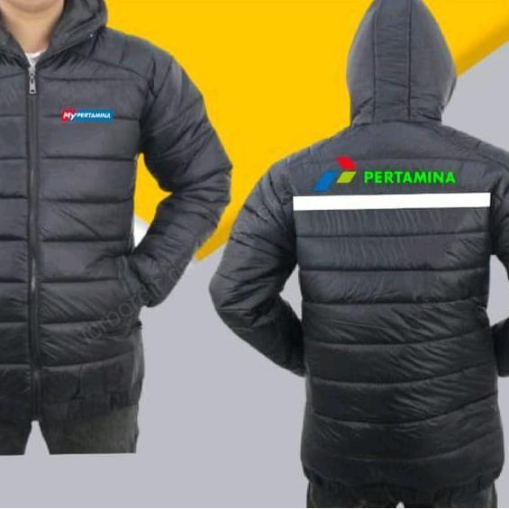 Promo Jaket SPBU Pertamina Bahan Tebal, Jaket Rider COD