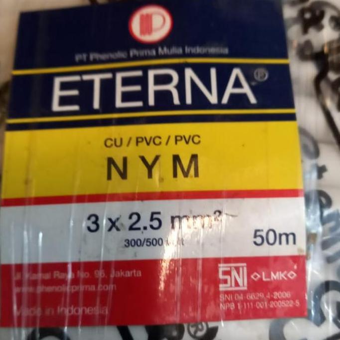 KABEL LISTRIK TEMBAGA NYM ETERNA 3 X 2.5 ROLL