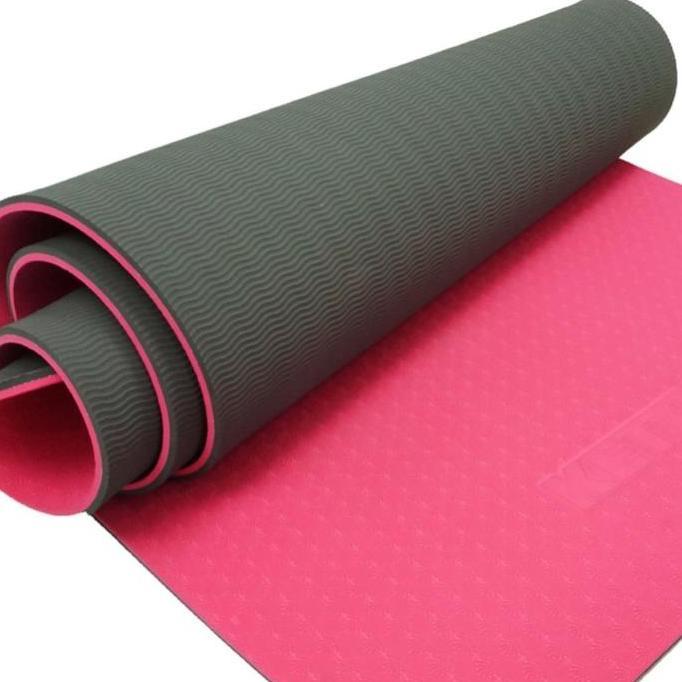 Kettler Yoga Mat TPE Premium 8 mm Pink Anti-Slip Matras Karpet Yoga
