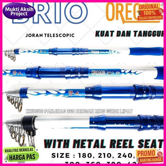 Exclusive Joran Pancing Antena Oregon Brio 180 210 240 270 300 360 390 420 Kuat Untuk Danau Waduk Su