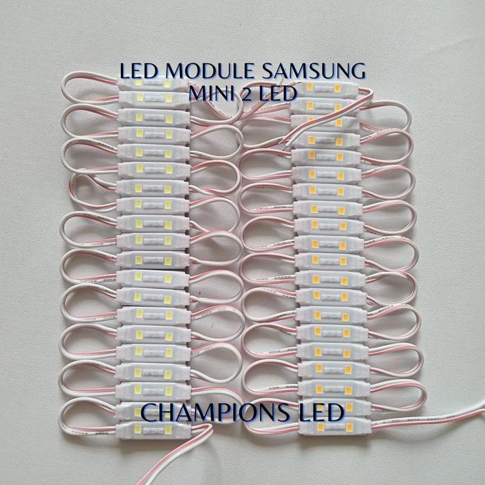 TERBARU - LED Module Samsung mini 2 LED/2 Mata DC 12V