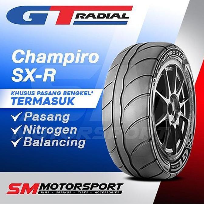 Bnr Gt Radial Champiro Sx-R Sx R Sxr 195 50 R15 15 Semi Slick Semislick