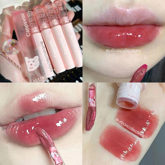 CAPPUVINI GLASS LipGloss Korean Lip Gloss Water LipGloss Mirror Lips