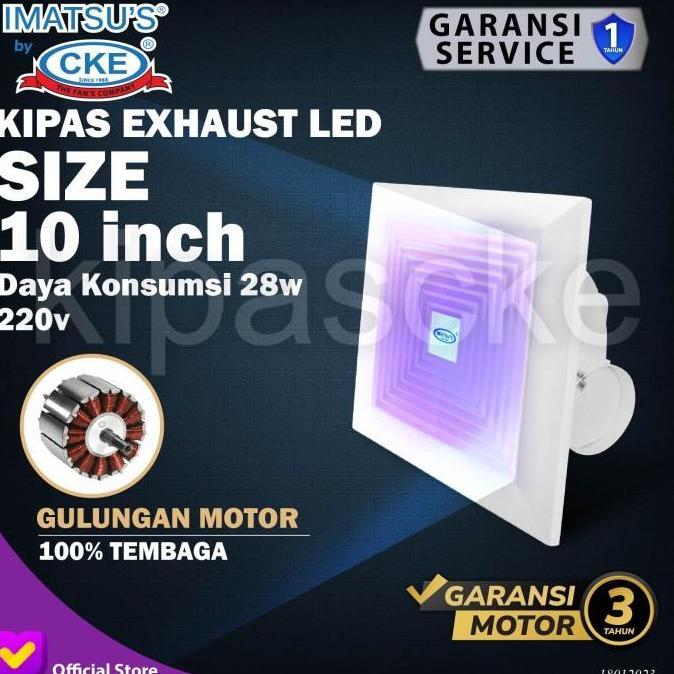 CKE Fan Official - Ceiling Exhaust IMATSU EC-BPT10-15P/IMT 10 Inch Exhaust Plafon Exhaust