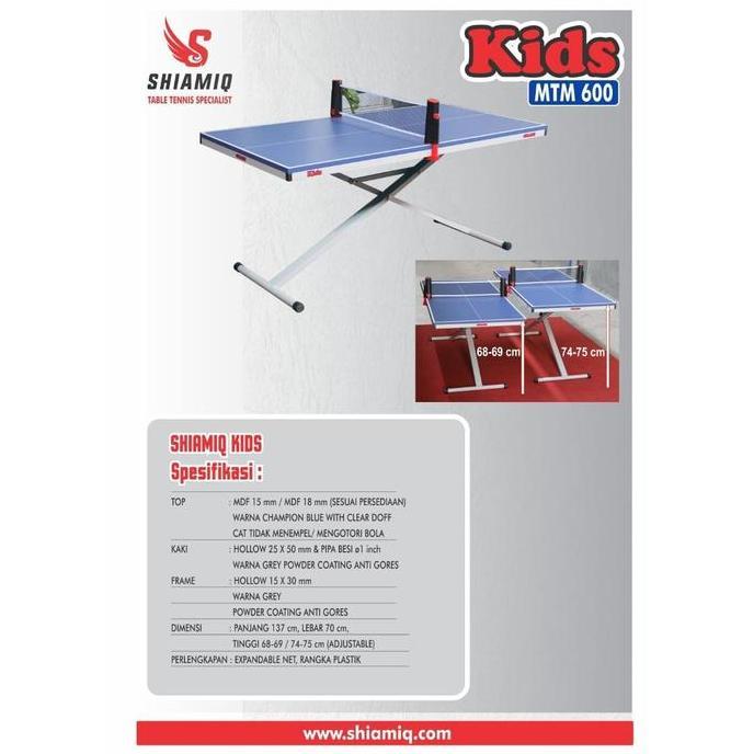 Meja Tenis Meja MTM600 SHIAMIQ KID