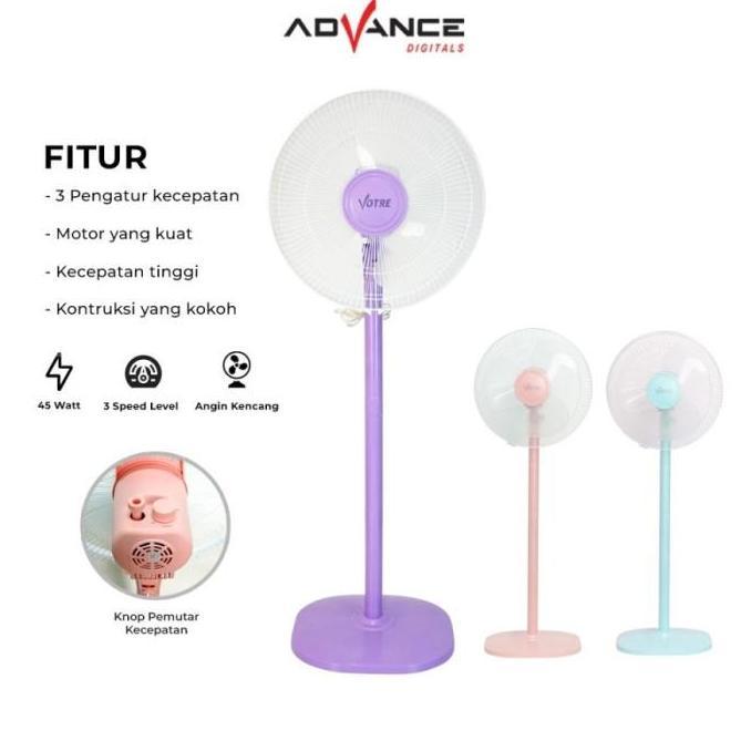 Kipas Angin ADVANCE VT-1605 / VT1605 Kipas Angin Berdiri