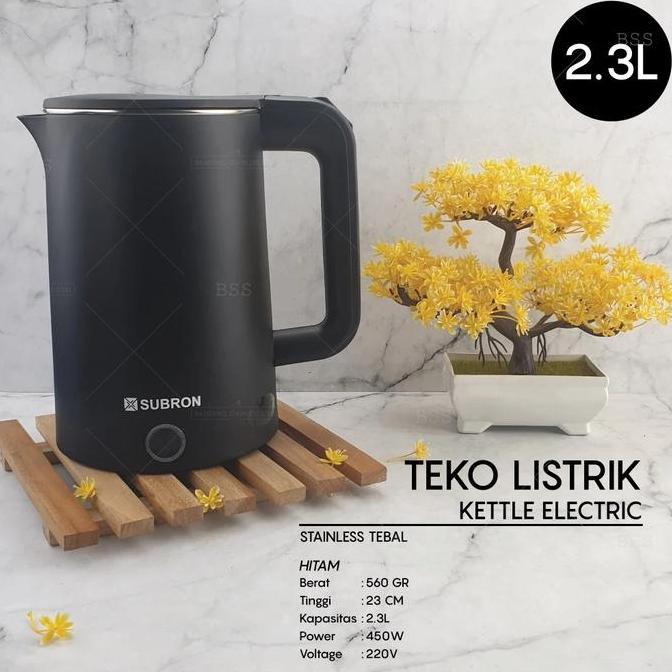 Teko Termos Kettle Listrik Pemanas Air 2 Liter dan 2.3 Liter