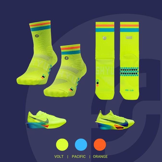 Kaos Kaki Lari SHYU Running Racing Socks Half & Quarter Crew Original