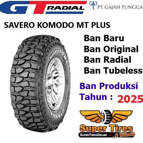 Bnr Gt Radial Savero Komodo Mt Plus 235/75 R15 Ban Ring 15  Tubeless 235 75 R15