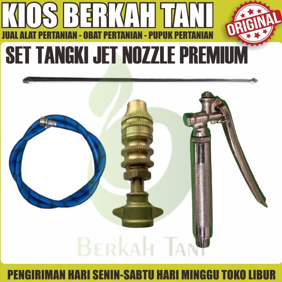 Set Lengkap Premium Handle Kran Stainless JET NOZZLE + STIK STENLIS + SELANG HIU +KRAN PREMIUM STENL