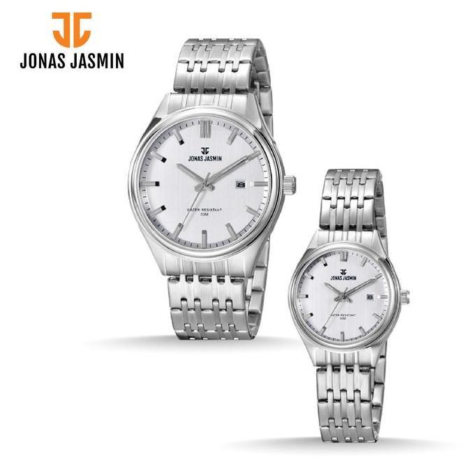 Jonas Jasmin - Jam Tangan Couple Analog JJ-3120M/JJ-3120L Watch Include Box Fullset