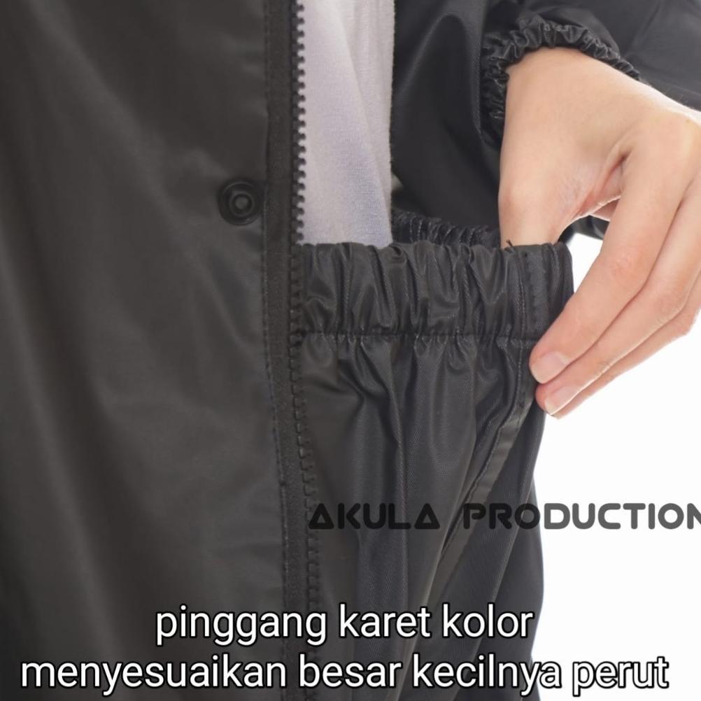 Jas Hujan Jumbo Pria Wanita Tebal Dan Kuat Anti Rembes by AKULA Jas Hujan