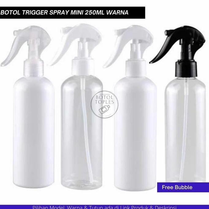 botol trigger 250ml spray bening tebal (HARGA GROSIR)