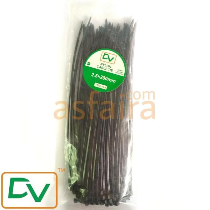Kabel Ties 2.5 X 200 Mm Hitam