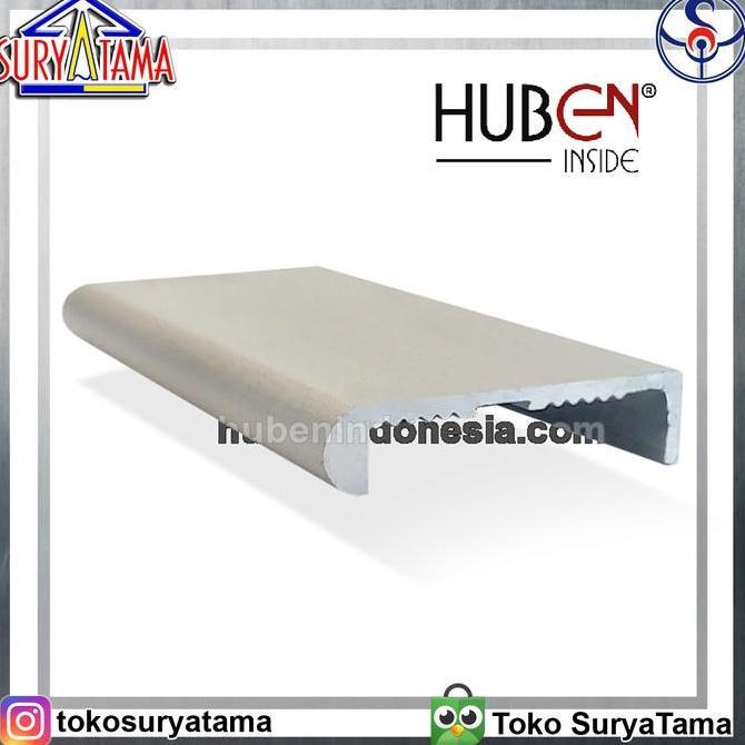 <<<<<] LIS EDGING ALUMINIUM HUBEN EA 19 EA-19 (PANJANG 3 MTR)