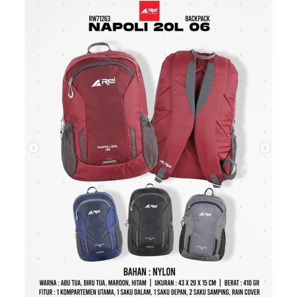 Tas Ransel Napoli 06 20L Arei Outdoorgear Backpack Rei