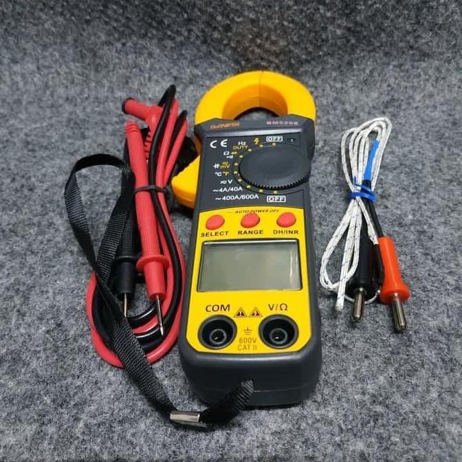 Promo Tang Ampere Clamp Meter Sanfix Bm5268 + Temperature Cod