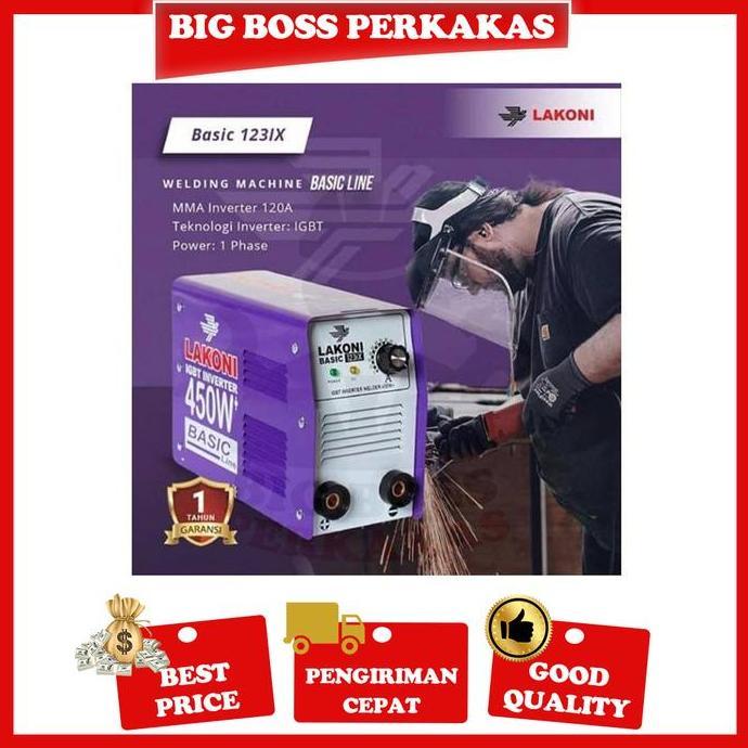 Promo Mesin Las Lakoni Mesin Las Inverter Lakoni 450Watt Basic 123Ix Cod