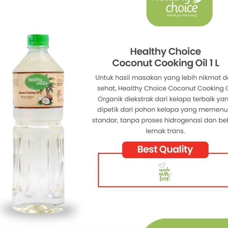 Healthy Choice Coconut Oil Coconut Cooking Oil Virgin Coconut Oil
