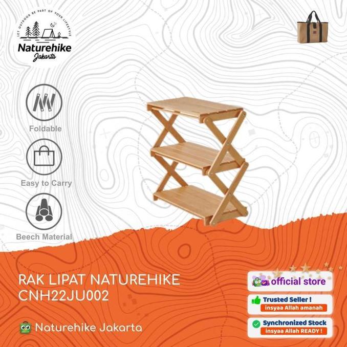 Rak Lipat / Tatakan Kopi Piknik Portable Camping Naturehike Cnh22Ju002