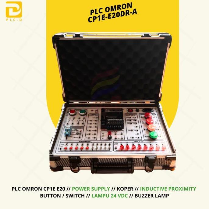 TRAINER KIT PLC OMRON CP1E E 20 DRA ORIGINAL DAN TERPERCAYA