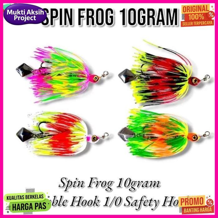 Best Seller Spin Fish Spiner Bait Double Hook 10Gram I Umpan Casting Ikan Gabus Dan Toman Terbaru