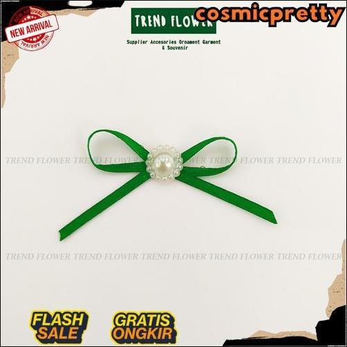 COD [PER LUSIN] Pita kecil Satin 1/8 inch plus monte kecil PER LUSIN pita hiasan souvenir hampers pi