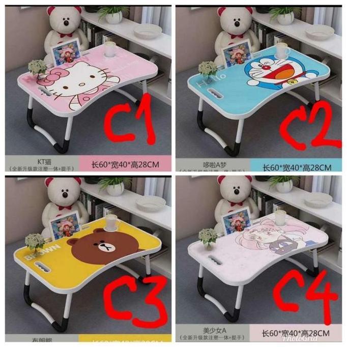 Meja Lipat Belajar Laptop Serbaguna / Meja Lipat / Meja Belajar Laptop