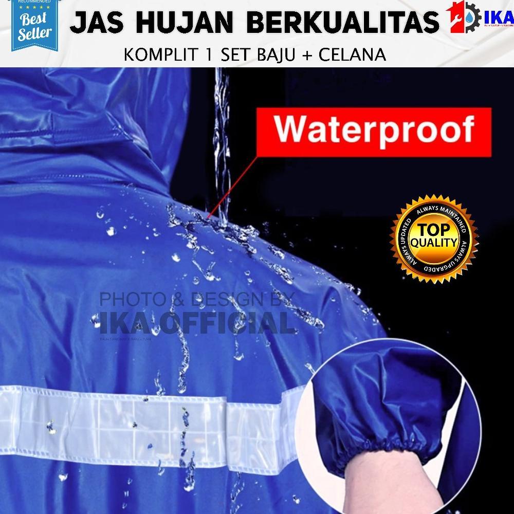 Jas Hujan Serbaguna GHANA / All Size / Jas Hujan Jumbo GHANA Jas Hujan Baju Celana Warna PVC - Rain 