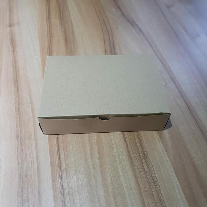 Dus coklat uk. 22x15x5.5 cm utk eggtart / fruit pie tart isi 6 pcs