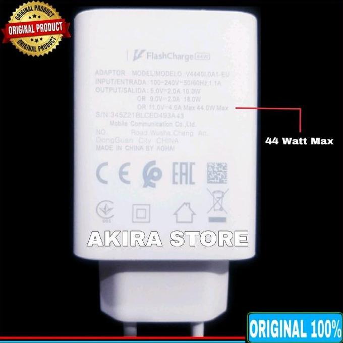 DI48 - CHARGER VV FLASH CHARGE ORIGINAL TYPE C 44 WATT Adaptor