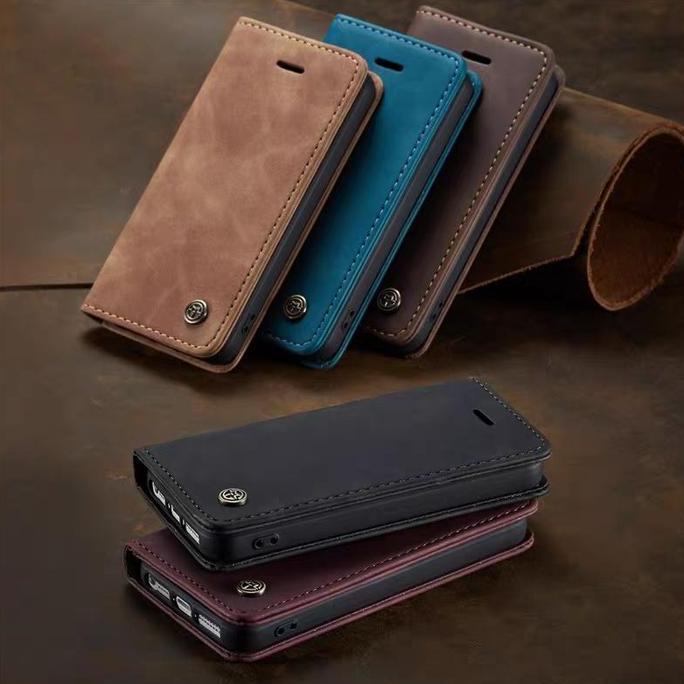 DR371 - Casing CaseMe For Oppo A16 Flip Wallet Leather Case Cover Ponsel Sarung Dompet Lipat Kulit P